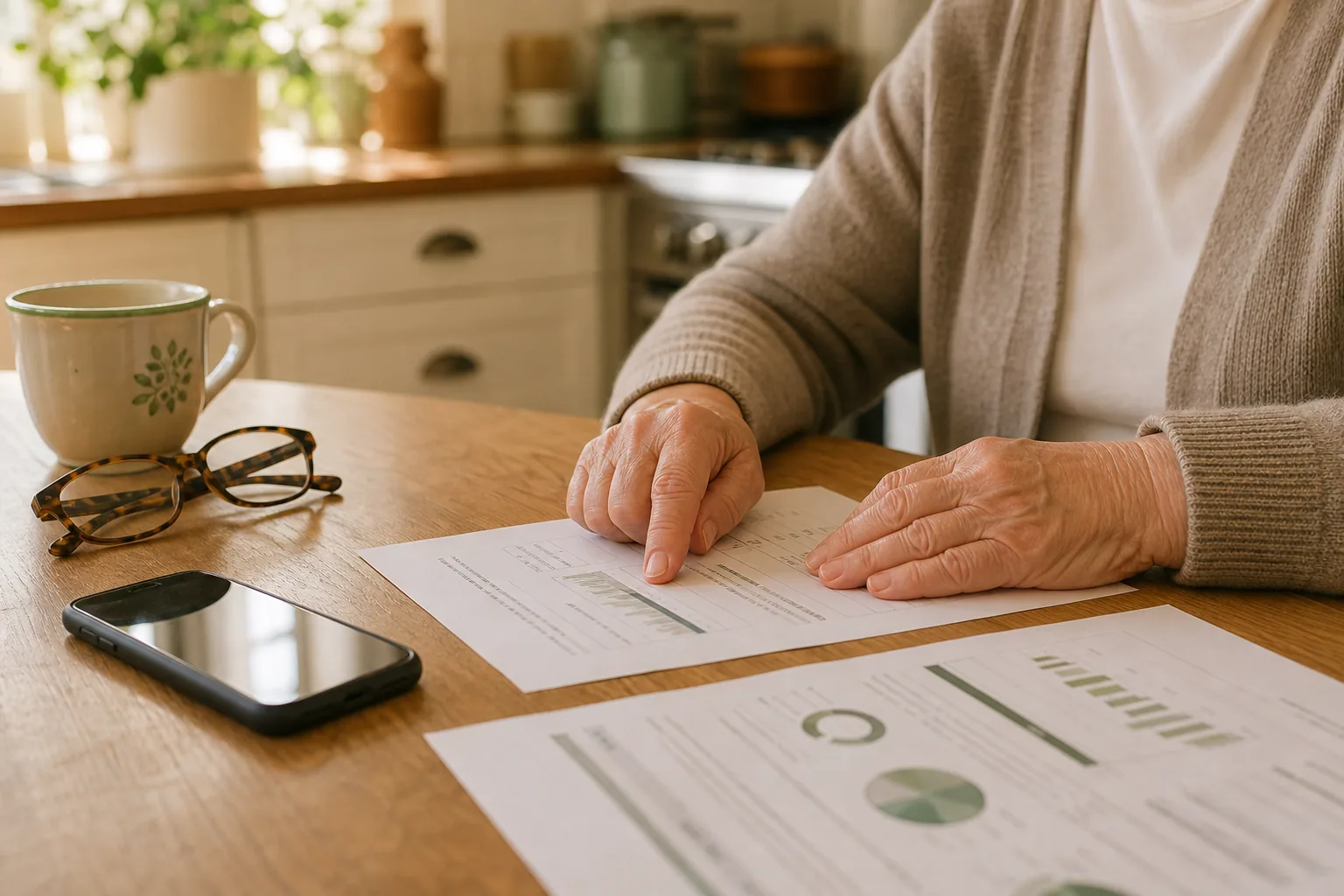 Papers and a phone: an investment offer that sounds too good to be true